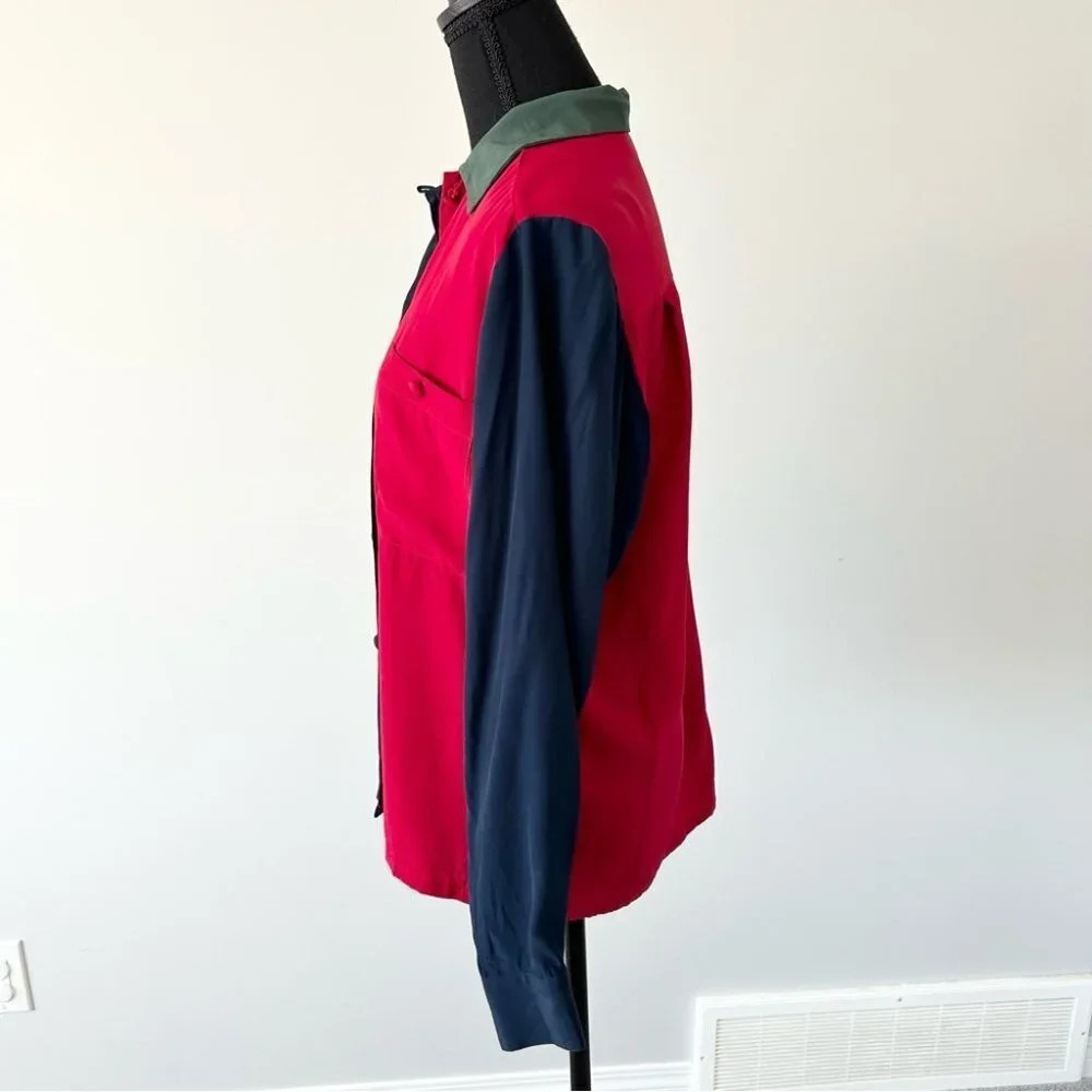 Vintage Eric Alexandre Colorblock Button Down Shirt - Picture 2 of 15